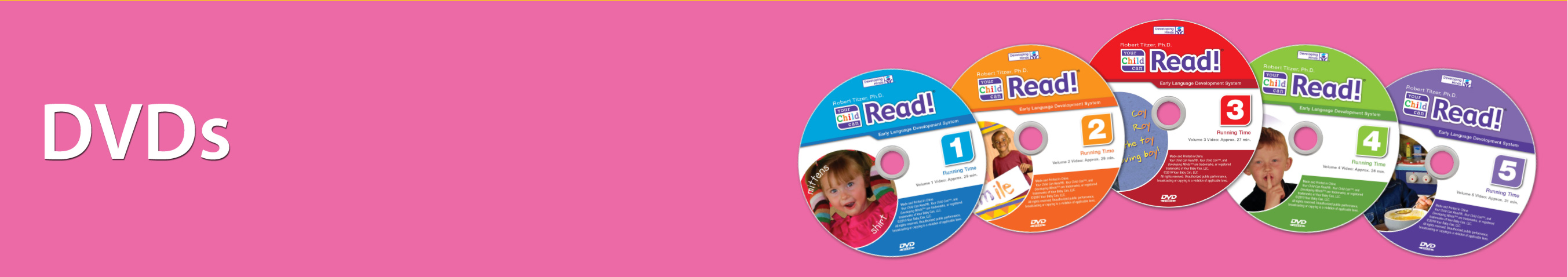Your Child Can Read DVDs