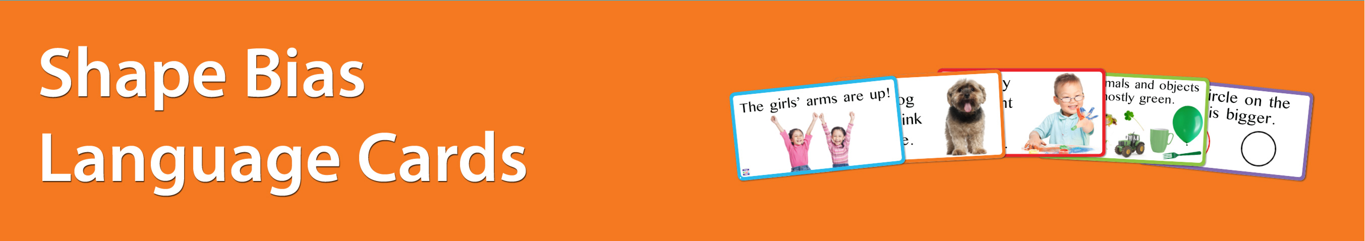Shape Bias Language Cards