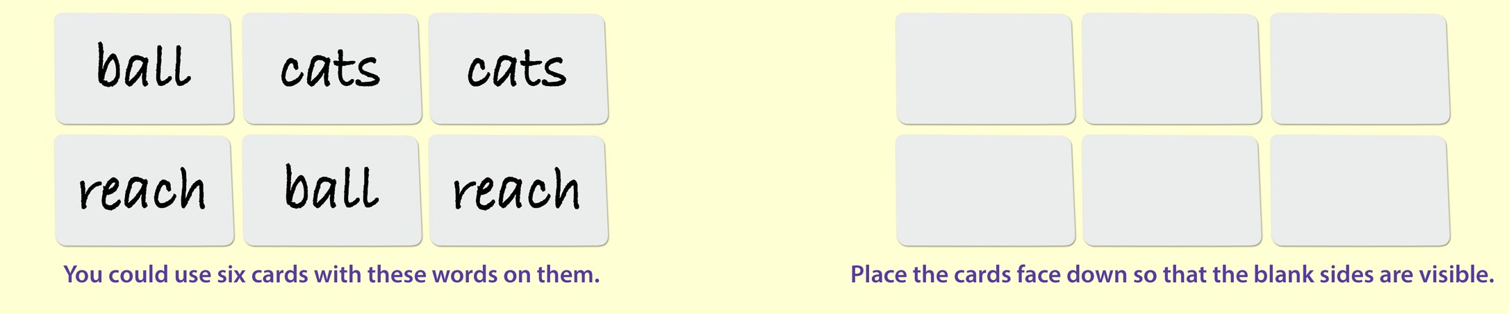 Word Matching Game. Which one of these words says nose?