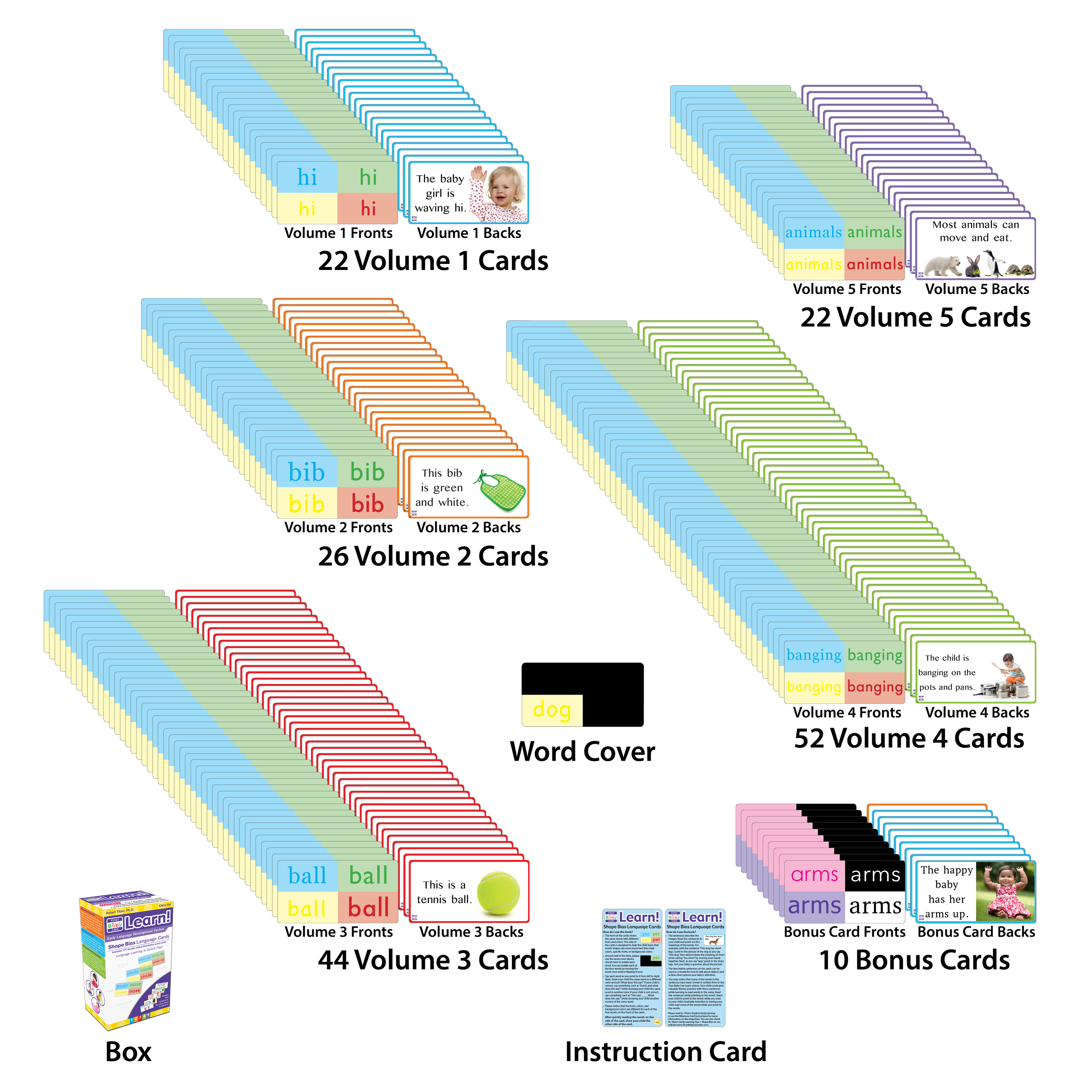 Shape Bias Language Cards