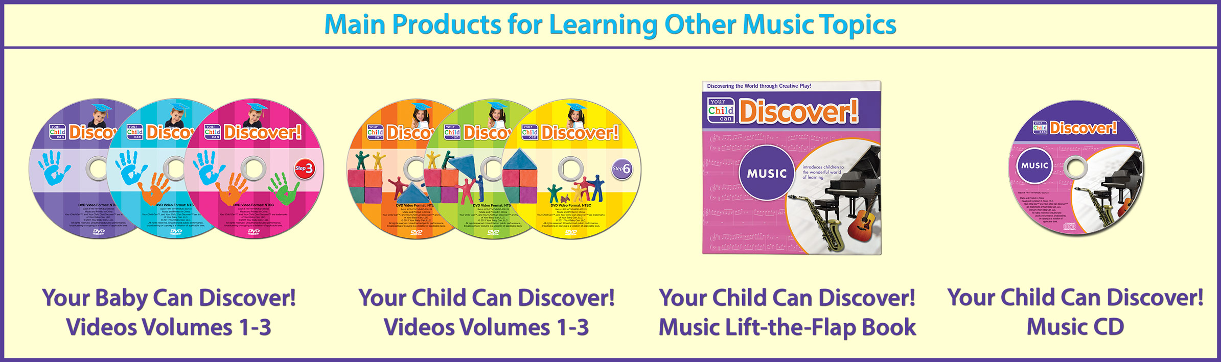 Main Products for Learning Other Music Topics