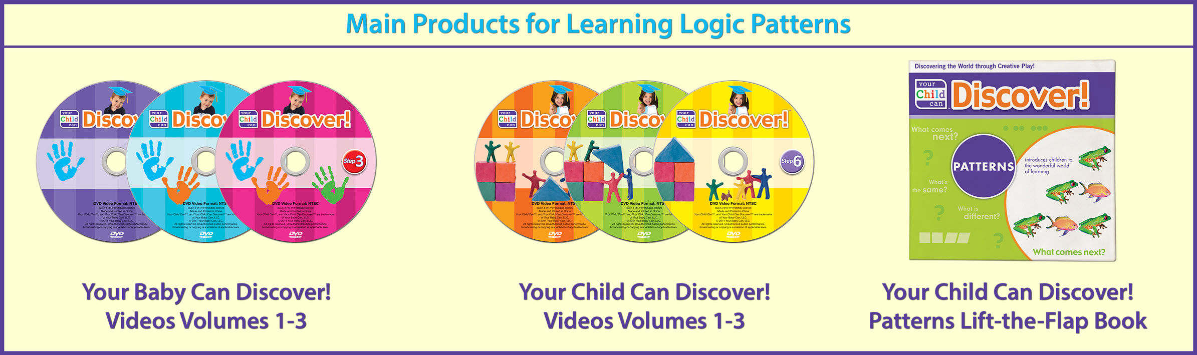 Main Products for Learning Logic Patterns