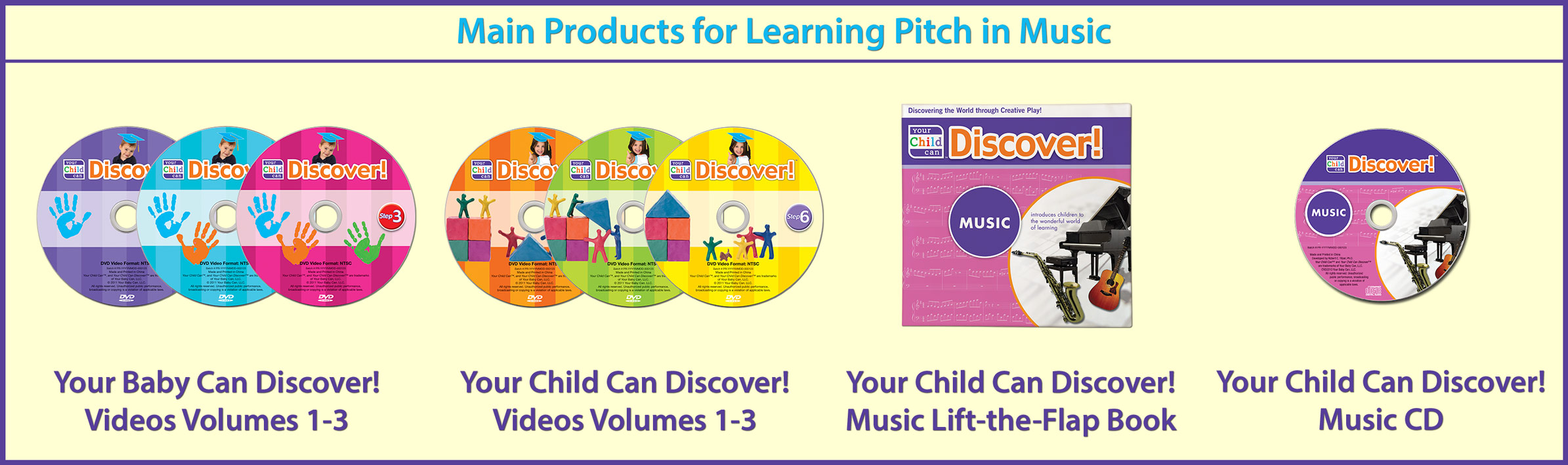 Main Products for Learning Pitch in Music