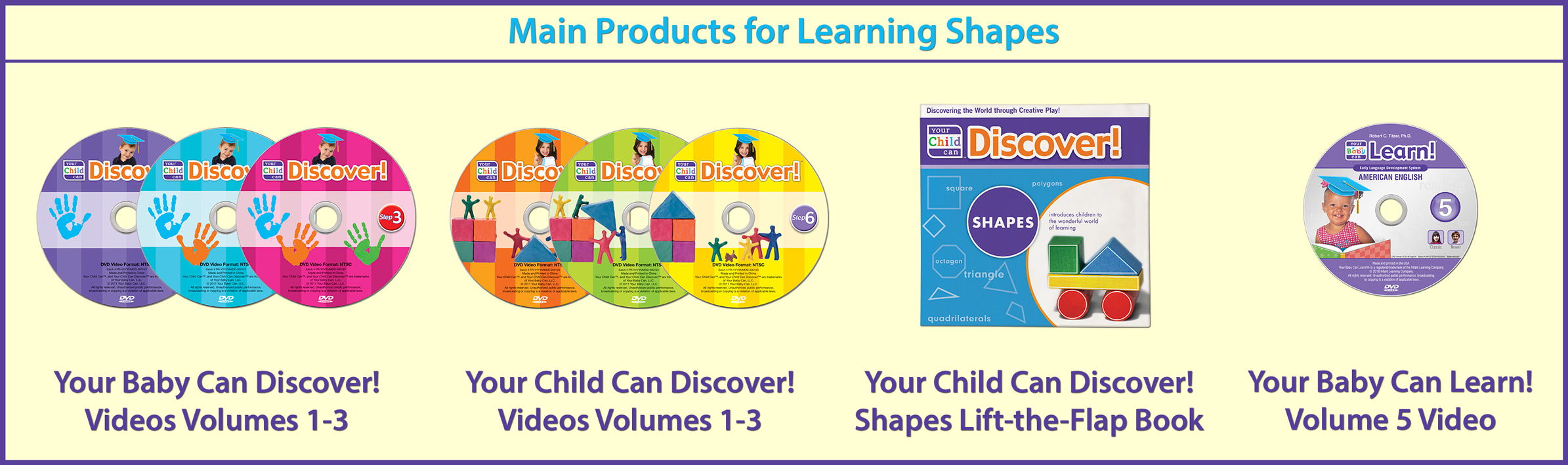 Main Products for Learning Shapes