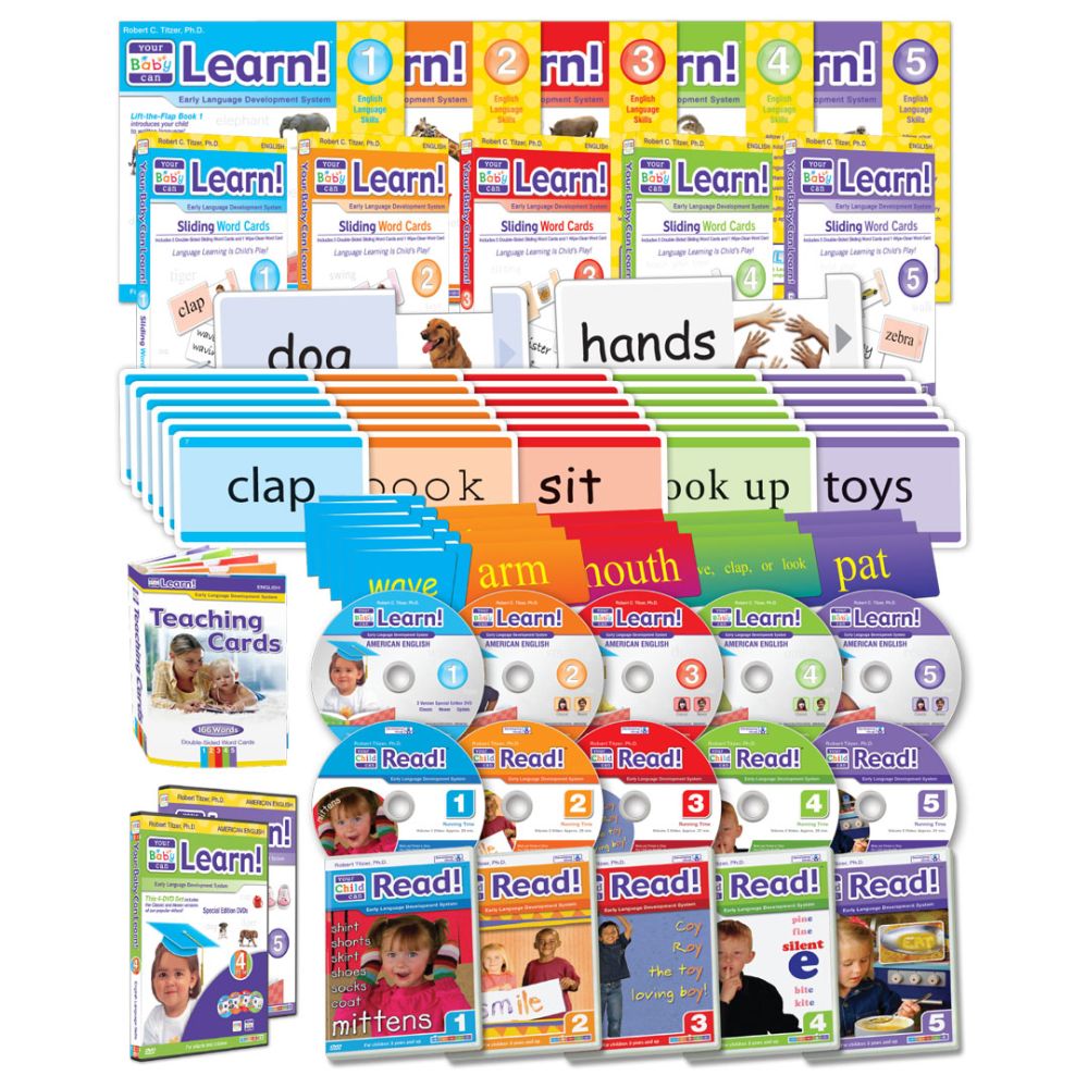 American English 5-DVD Set Your Baby Can Learn 