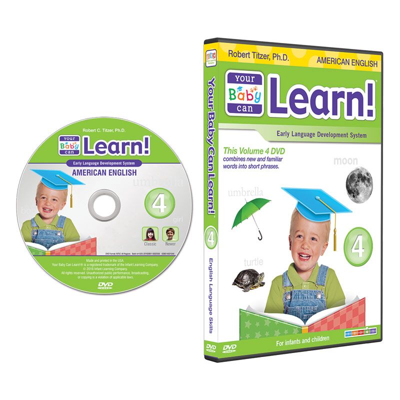Your Baby Can Learn 4 Level UK English BRAND NEW From Australian Distributor