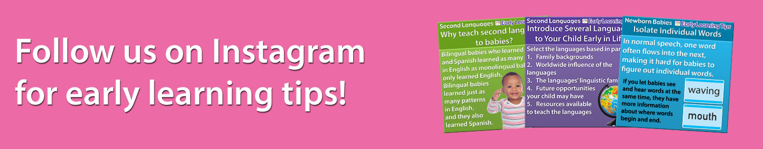 Follow us on Instagram for Early Learning Tips every Tuesday!